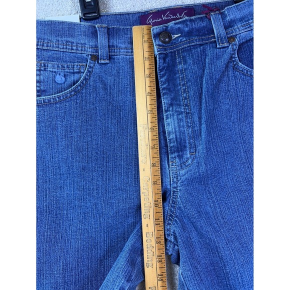 Gloria Vanderbilt Amanda Jeans Womens 14 (32x31) Blue Classic Fit Tapered READ - Picture 6 of 8